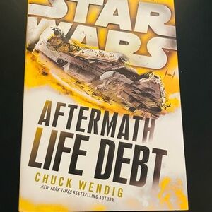 Star Wars Aftermath Life Debt - Bold Yellow and White Cover